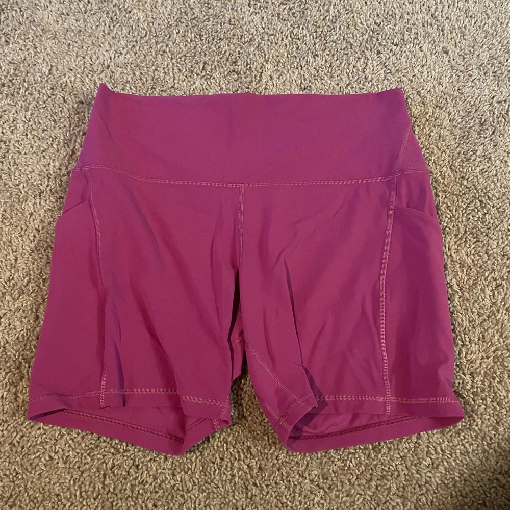 Vivid Plum 6” Align Shorts